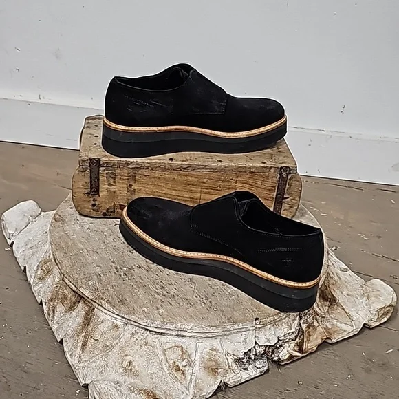 Vince Shoes Vince Milo Black Suede Platform Loafer Poshmark